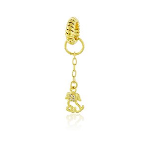 Pin Lock Cachorro Dourado