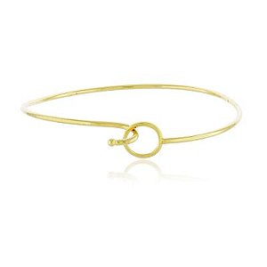 Bracelete Fecho Circulo Dourado
