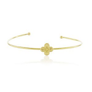 Bracelete Trevo Dourado