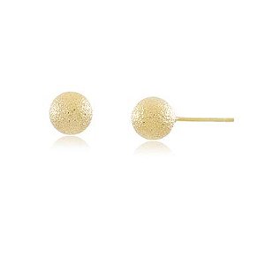 Brinco Bárbara 7MM Dourado