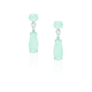 Brinco Pedras 3 Turmalina Rbranco