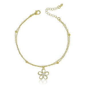 Pulseira Dupla Primavera Dourado