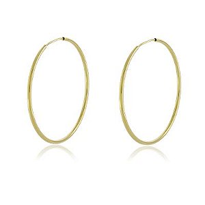 Brinco Argola Lisa M2. 8 Dourado