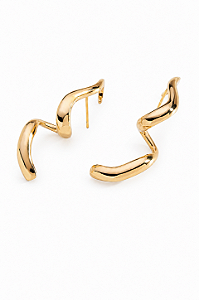 Brinco E. Hook Fio Organico Dourado