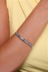 Bracelete Catia Cravejado Rbranco