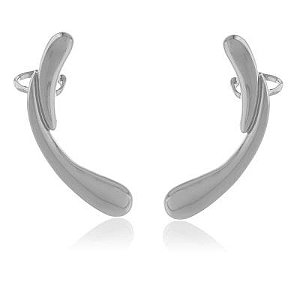 Brinco E. Cuff Liso Gota Rbranco
