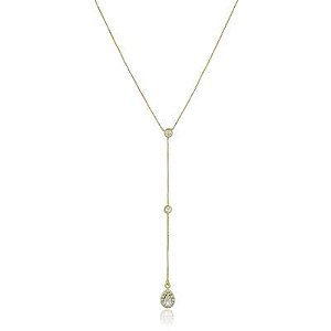 Colar Gravata Kate Dourado