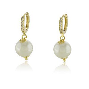 Brinco Argola Samara Neli Dourado