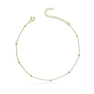 Tornozeleira Babi Dourado