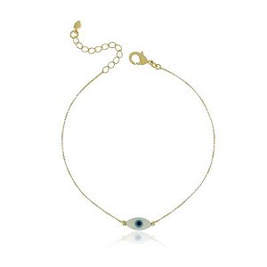 Pulseira Olho Grego Dourado