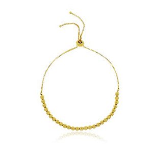 Pulseira Bolinhas Babi Dourado