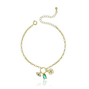 Pulseira Patuá Mistico Dourado