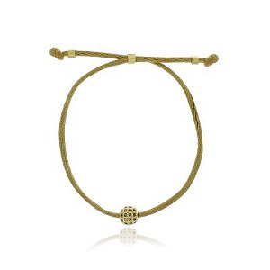 Pulseira Verão Esfera  Dourado