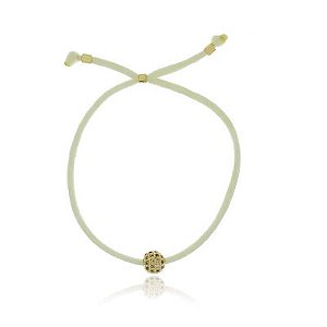 Pulseira Verão Esfera  Off White