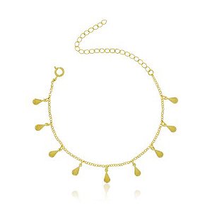 Pulseira Gotinhas Dourado