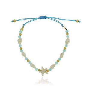 Pulseira Brisa Do Mar Azul Claro