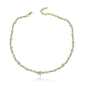 Choker Brisa Do Mar Rosa