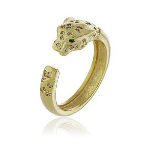 Anel Pantera Dourado