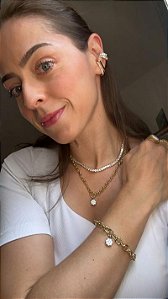 Colar Elos Ilusion Dourado