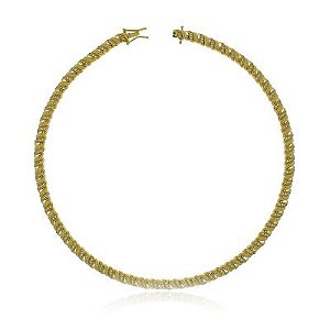 Gargantilha Cris 40Cm Dourado