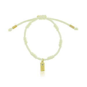 Pulseira Vibração Dourado Off White