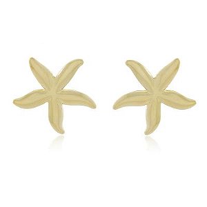 Brinco Estrela Do Mar Dourado