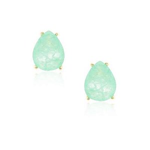 Brinco Celina Turmalina Dourado