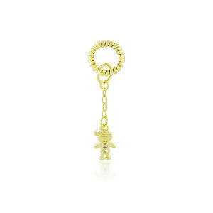 Pin Lock Fio Menino Dourado