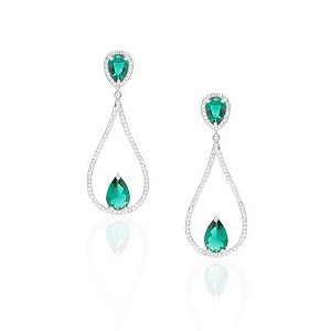 Brinco Festa Gota Verde Rbranco