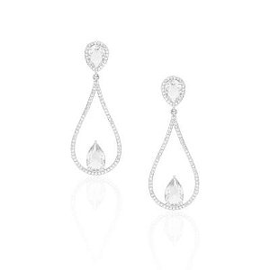 Brinco Festa Gota Cristal Rbranco