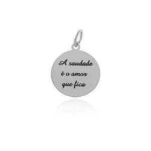 Pingente Saudade Rbranco