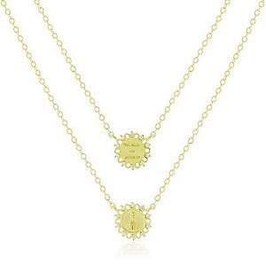 Escapulário Teu Amor Dourado