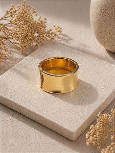 Bracelete Reto Liso Dourado