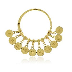 Bracelete 10 Mandamentos Dourado