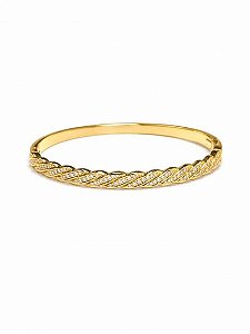 Bracelete Entrelaçado P Dourado