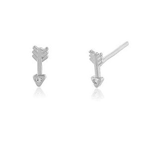 Brinco 2Furo Flecha Rbranco
