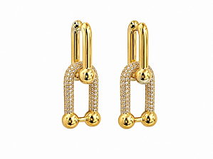 Brinco Tiffany Dourado
