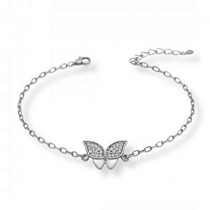 Pulseira Infantil Borboleta Rbranco