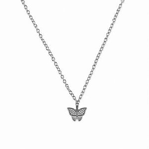 Colar Infantil Borboleta Rbranco
