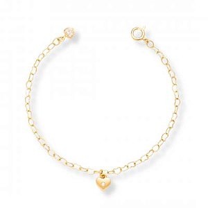 Pulseira Infantil Corluz Dourado