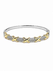 Bracelete Malta Liso E Cravejado Rbranco