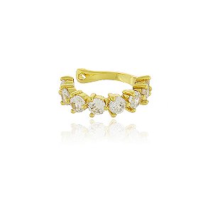 Piercing Penelope Cristal Dourado