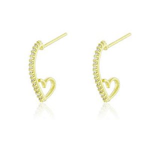 Brinco Argola Cora Conexão Dourado