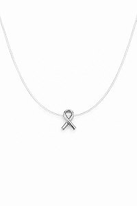 Colar Nylon Outubro Rosa Rbranco