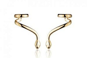 Brinco E. Cuff Snake Dourado