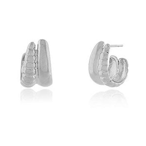 Brinco Argola 2 Lados Rbranco