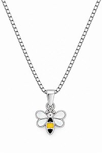 Colar Infantil Abelha Rbranco