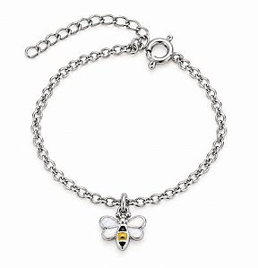 Pulseira Infantil Abelha Rbranco