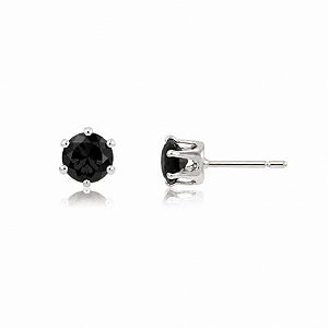 Brinco Miriam Preto 6Mm Rbranco