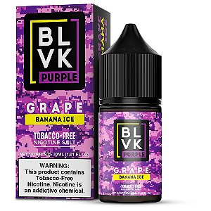 Líquido Grape Banana Ice (Purple) - Nic Salt - Blvk